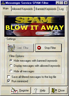 Messenger Service SPAM Filter - Messenger Service Spam Filter